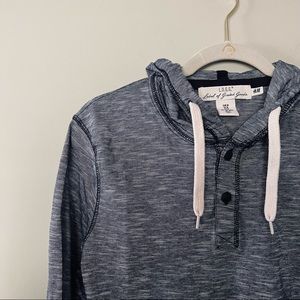 H&M Label of Graded Goods Blue cotton lightweight Hoodie medium